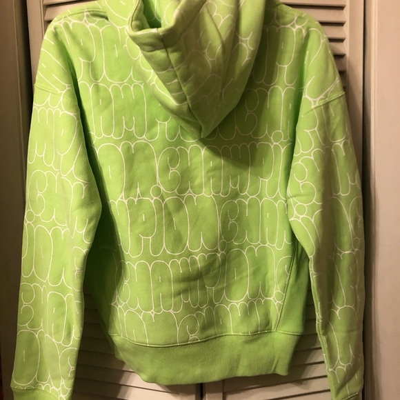 NWT CHAMPION REVERSE WEAVE GRAFFITI HOODIE - Picture 6 of 8